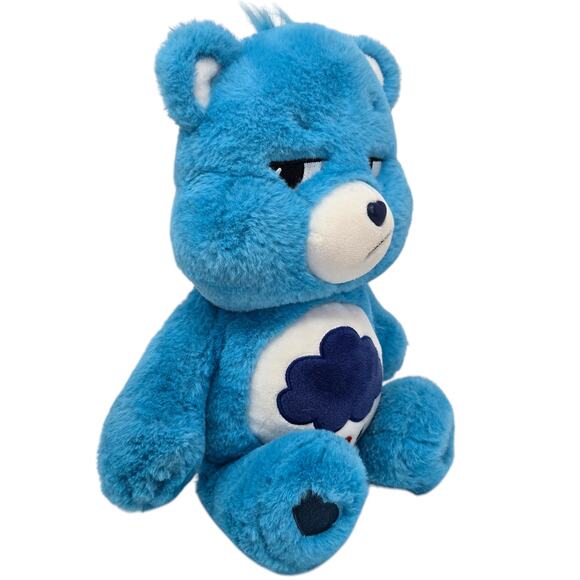 Basic Fun Grumpy Bear Care Bears‎ Blue Emotions Stuffed Animal Plush Toy 12" - Picture 3 of 7